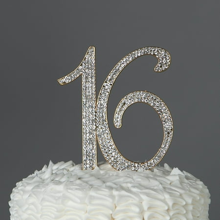 16 cake topper 16th