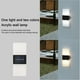 thumbnail image 5 of luces solares para vallas, luces LED solares de pared para exteriores, IP65, lámparas de pared para patio, jardín, garaje y camino, luces decorativas., 5 of 9
