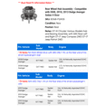 thumbnail image 2 of Rear Wheel Hub Assembly - Compatible with 2008, 2010, 2013 Dodge Avenger Sedan 4-Door, 2 of 2