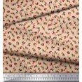 thumbnail image 2 of Soimoi Poly Georgette Fabric Artistic Leaves Decor Fabric Printed Yard 52 Inch Wide, 2 of 3