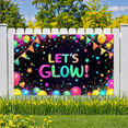 thumbnail image 3 of Neon Design Glow Banner Colorful Decoration Let's Glow Festival Sign for Party Celebration Event, 3 of 9