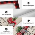 thumbnail image 5 of Christmas Red Truck Outdoor Rug 6x9 Ft, Non Slip Washable Area Rug, Buffalo Plaid Xmas Tree Snowflakes Patio Rugs Carpet Runner, Large Floor Mat for Indoor/Outdoor Deck Porch Camping, 5 of 8