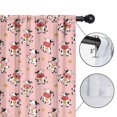 thumbnail image 4 of Blackout Kids Curtains,Pink Cow Bell Pattern Childrens Insulated Curtains Set Of 2,Bedroom Essentials,Toddler Room Decor 42x54in(106x137cm), 4 of 5