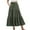 02 Army Green, variant on Weiqiqre Womens Skirts Summer Boho Flowy Ruffle Swing Skirts A-Line Beach Tiered Long Skirt