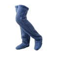 thumbnail image 6 of Segolike Plush Leg Warmers Cosplay Accessories Boot Cuffs Foot Wrap Slipper Stockings Blue, 6 of 8