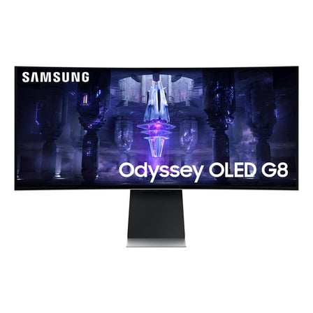 SAMSUNG 34" Class G85SB OLED Ultra WQHD 0.03ms 175Hz Curved Smart Gaming Monitor - LS34BG850SNXZA