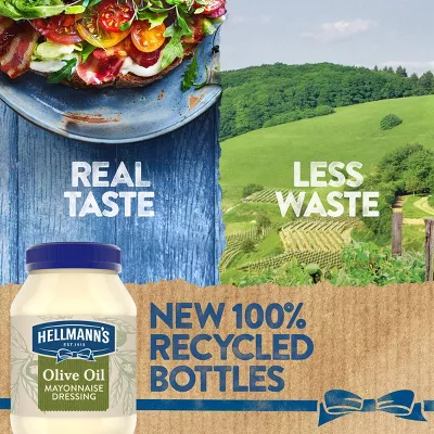 Hellmann's Mayonnaise Dressing with Olive Oil 30oz - Pack of 2