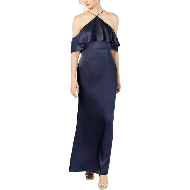 adrianna papell satin gown