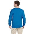 thumbnail image 2 of The Gildan Adult Ultra Cotton 6 oz Long Sleeve T-Shirt - SAPPHIRE - 3XL, 2 of 2