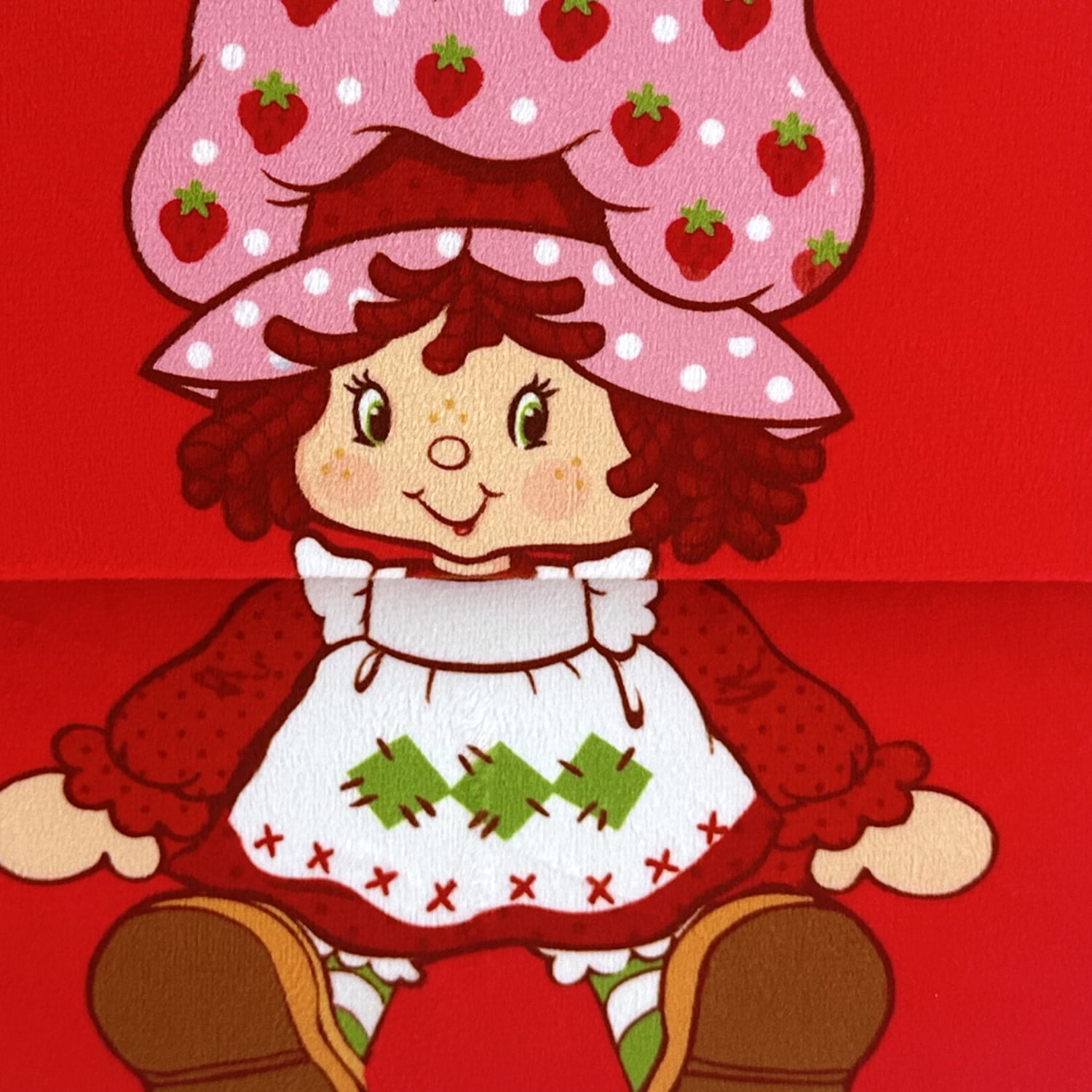 Strawberry Shortcake: Storable 10" Box - Red Character Themed Bin, Fabric Storage Container, Opening Top Lid, Holds Toys-Books-Games & More, Licensed