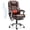 Brown, PU, variant on BUPPLEE Executive Office Chair, Heated Massage Lumbar Support Ergonomic Desk Chair