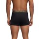 thumbnail image 3 of UNDER ARMOUR Calzoncillos bóxer para hombre, pack de 3 - Performance Cotton Trunks - Solid 3 in, Stretch, Mezcla de algodón Negro/Verde XL (X-Large), 3 of 3