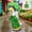 Green, variant on Homellea Raincoat Porch Goose Outfits, 23" Geese Statue Spring Porch Goose Outfit with Umbrella, Jacket & Hat, for Lawns, Patios, Spring and Summer Gardens and Terrace Decoration