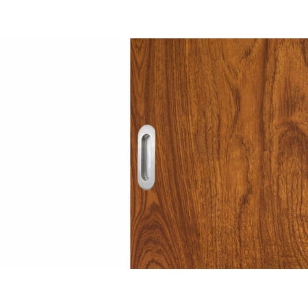 - TMS Stainless Steel Wood Sliding Door Handle Oval Flush Recessed Pull Hardware Part