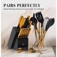 thumbnail image 3 of Magnetic Measuring Spoons Set - Stainless Steel Measuring Spoons - Magnetic Measuring Spoon Set, Gold Measuring Spoons Magnetic, Cute Measuring Spoons for Cooking & Baking, 3 of 9