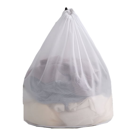 AUQ Mesh Laundry Bag with Drawstring Closure,Heavy Duty Extra Large Laundry Bags for Travel,Storage,College,Dorm and Apartment Dwellers,Machine Washable