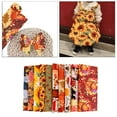 thumbnail image 4 of Set of 10 Halloween Cotton Fabric Quilting Patchwork Bundles Fabric for Scrapbooking Cloth Sewing DIY Craft Pillows 25x25cm Thanksgiving Theme, 4 of 8