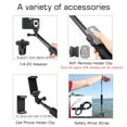 thumbnail image 4 of GEPULY 11''-45''Alumium Handheld Waterproof Selfie Stick Underwater Pole Handle Grip Monopod for Gopro Hero Session Max Insta360 AKASO DJI OSMO Digital Action Cameras, 4 of 5
