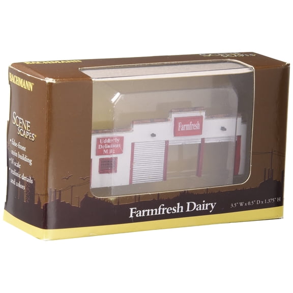 Bachmann 35052 N Farm Fresh Dairy False-Front Building (Assembled)