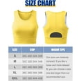 thumbnail image 6 of WANOSS Sports Bras for Women High Impact Sports Bra - Removable Padded Yoga Racerback Bra Workout Crop Tops, 6 of 21