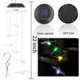 thumbnail image 4 of TiokMc Color-Changing Solar Dragonfly Wind Chime - Iutdoor Patio Deck Yard Garden Home Deco,Birthday Gift for Mom Grandma, 4 of 8