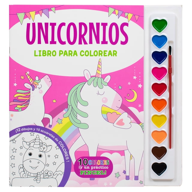 Unicornios. libro para colorear