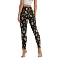 thumbnail image 2 of Renewold Gingerbread Man Tree Candy Cane Yoga Pants with Pockets for Women Full Length Lounge Leggings High Waist Tummy Control Running Pants Activewear Stylish Womens Leggings, L, 2 of 8