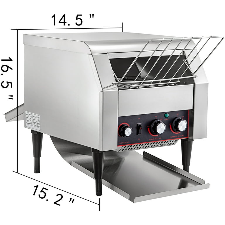 VEVOR 2200W Commercial Conveyor Toaster,300PCS/Hour 110V Heavy