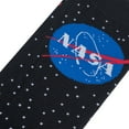 thumbnail image 4 of Cool Socks, NASA Logo Stars Space, Mens Womens Crew, Funny Graphic Print, Large, 4 of 6