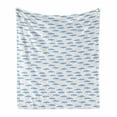 thumbnail image 1 of Taxi Soft Flannel Fleece Throw Blanket, Pale Toned Vehicles Pattern Urban Transportation Theme Simplistic Doodle, Cozy Plush for Indoor and Outdoor Use, 70" x 90", Pale Blue and White, by Ambesonne, 1 of 6