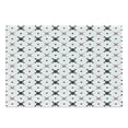 thumbnail image 1 of Skull Cutting Board, Girly Skull and Crossbones Checkered Pattern Simple Design Image, Decorative Tempered Glass Cutting and Serving Board, Large Size, Pale Pink White Black, by Ambesonne, 1 of 1