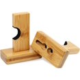 thumbnail image 4 of Baseball Bat Display Wall Mount, Softball Bat Rack for Horizontal Display, Solid Wood with Soft Felt and Hidden Screws, 4 of 5