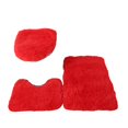 thumbnail image 1 of Bathroom Rug Set Super Soft U-shaped Foot Pad Non-slip Absorbent Floor Mat for Home Bathroom Decoration Soft Toilet Mat, 1 of 8