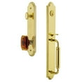 thumbnail image 3 of Grandeur Arccgrbca_Eset_238 Arc Solid Brass Rose Keyed Entry Single Cylinder Full Plate, 3 of 5