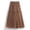 Coffee, variant on DuoJiaJ Autumn And Winter Skirt Female Half Swing Long Skirt High Waist Cake Mesh Skirts For Women Green One Size