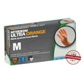 thumbnail image 2 of NitriDerm Ultra Orange Disposable Nitrile Exam Glove Standard Cuff Length MEDIUM 199200 100 per Box, 2 of 3