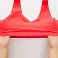 thumbnail image 5 of Fgnfyis Soutien-Gorge Sans Armature Ajustable Respirant pour Femmes Rouge TTG, 5 of 5