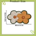thumbnail image 4 of Irregular Shaped Flowers Kitchen Floor Rugs Non Colorful Anti Stain Mats Carpet for Hallway Laundry Room Bedroom Decorative Area Rug,Floor Carpet,Living Room Rug,Bedroom Rug,Non Slip Rug,Wool Rug,Cot, 4 of 9