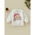 thumbnail image 3 of Douhoow Unisex Baby Girls Boys Christmas Santa Pullover Long Sleeve Xmas Sweatshirt, 3 of 8