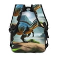 thumbnail image 5 of KLL Lake Forest Dinosaur A Print Casual Backpack for Men Women,Travel Casual Backpack Outdoor Activities Bag Daypack for Travel Hiking Shopping Daily, 5 of 5