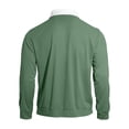 thumbnail image 6 of Polo Tees for Men Short Sleeve Quarter Zip Tee Shirts Basic Green Mens Beach Outfit, 6 of 6