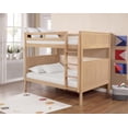 thumbnail image 3 of Camaflexi Full over Full Bunk Bed - Panel Headboard - Light Oak Finish, 3 of 13