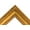 99 Gold, variant on Classique 55 Gold Leaf Solid Wood Art Frame 2" Width and 1/4" Rabbet for Canvas, Traditional Artwork, and Portraits - [8" x 10"]