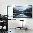 thumbnail image 2 of VIVO Heavy Duty TV Cart for Flat Screen Panel Mobile Stand fits 32" to 83", 2 of 8