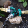 thumbnail image 5 of Hose Splitter 2 Way, Heavy Duty Zinc Alloy Garden Hose Splitter Outdoor Faucet Splitter with 2 Shut off Valves, 3/4 inch GHT for Lawn & Garden, 5 of 8