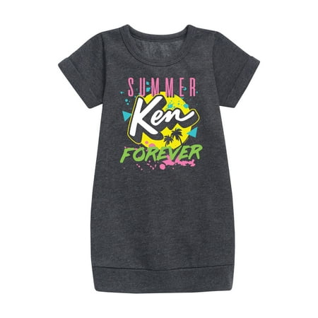 

Barbie - Ken - Summer Forever - 90 s Retro Style - Toddler And Youth Girls Fleece Dress