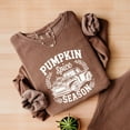 thumbnail image 5 of Pumpkin Spice Season Truck Distressed - Lightweight Garment Dyed Sweatshirt, 5 of 12
