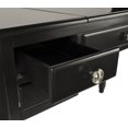 thumbnail image 5 of Bobkona Cailyn Flip Up Mirror vanity Set with Stool in Black, 5 of 14