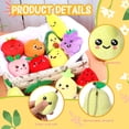 thumbnail image 3 of Muñeco de peluche de frutas Wettarn de Plush Toys, 12 unidades, para niños, 3 of 8