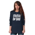 thumbnail image 4 of Seek First the Kingdom of God Quote Long Sleeve TShirt Men Women Brisco Brands S, 4 of 6